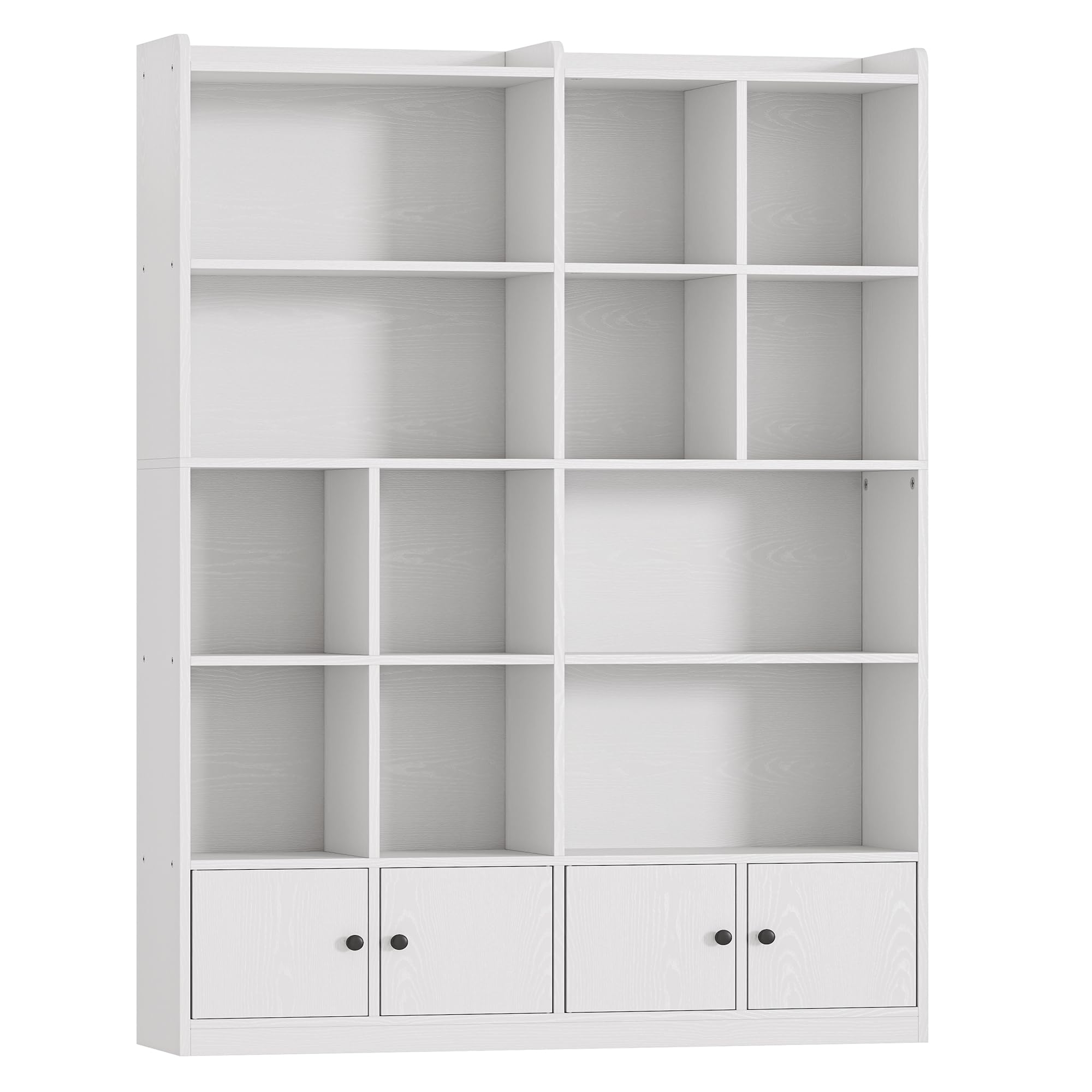 6-Tier Bookshelf with Doors