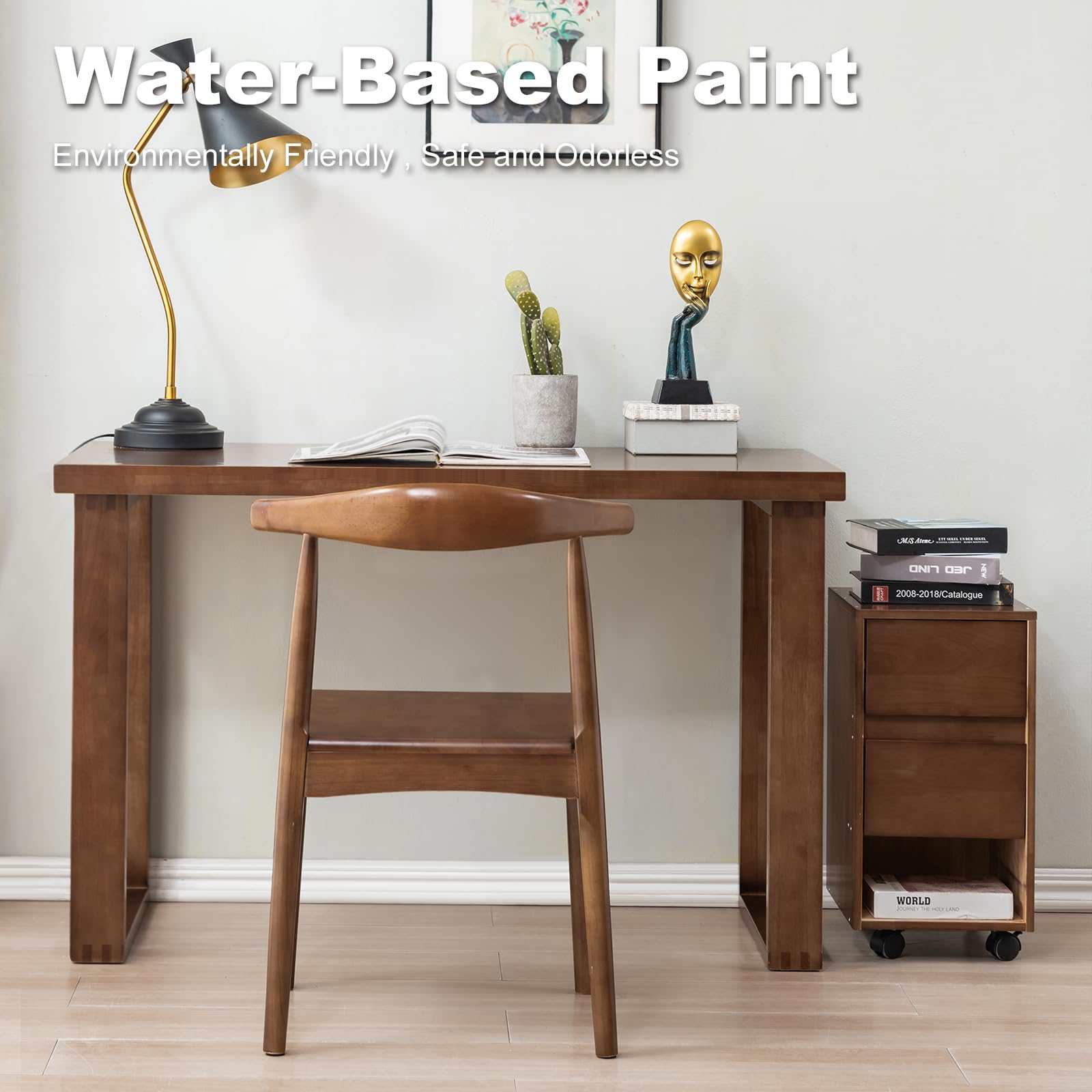 Solid Wood Computer Desk 47 Inch