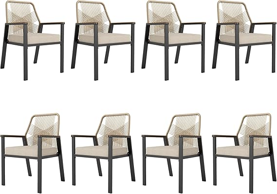 Rattan Dining Chairs Set of 2