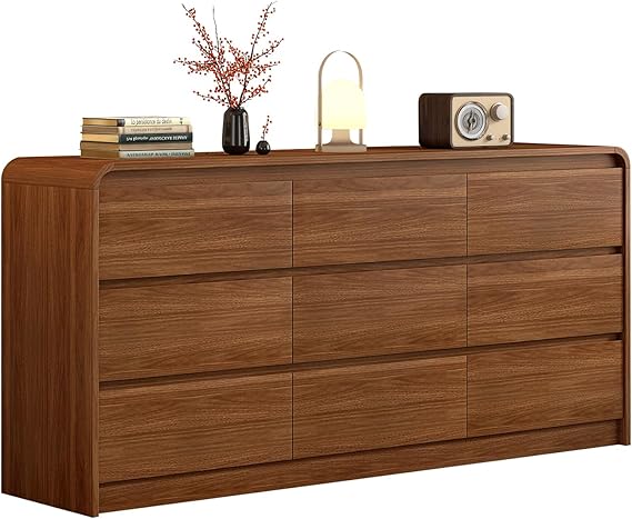 9-Drawer Dresser with Anti-Collision Design