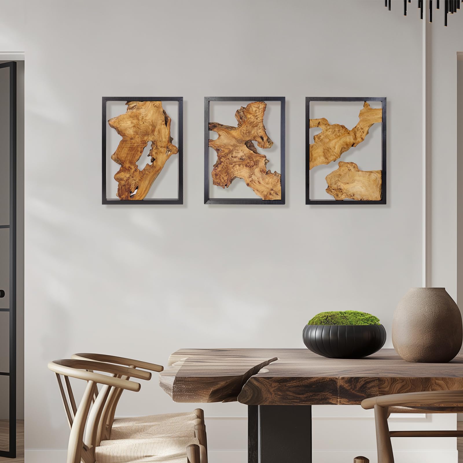 Modern Wood Wall Decor Handcrafted Natural Rustic Charm