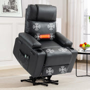 Electric Power Lift Recliner with Heat and Massage