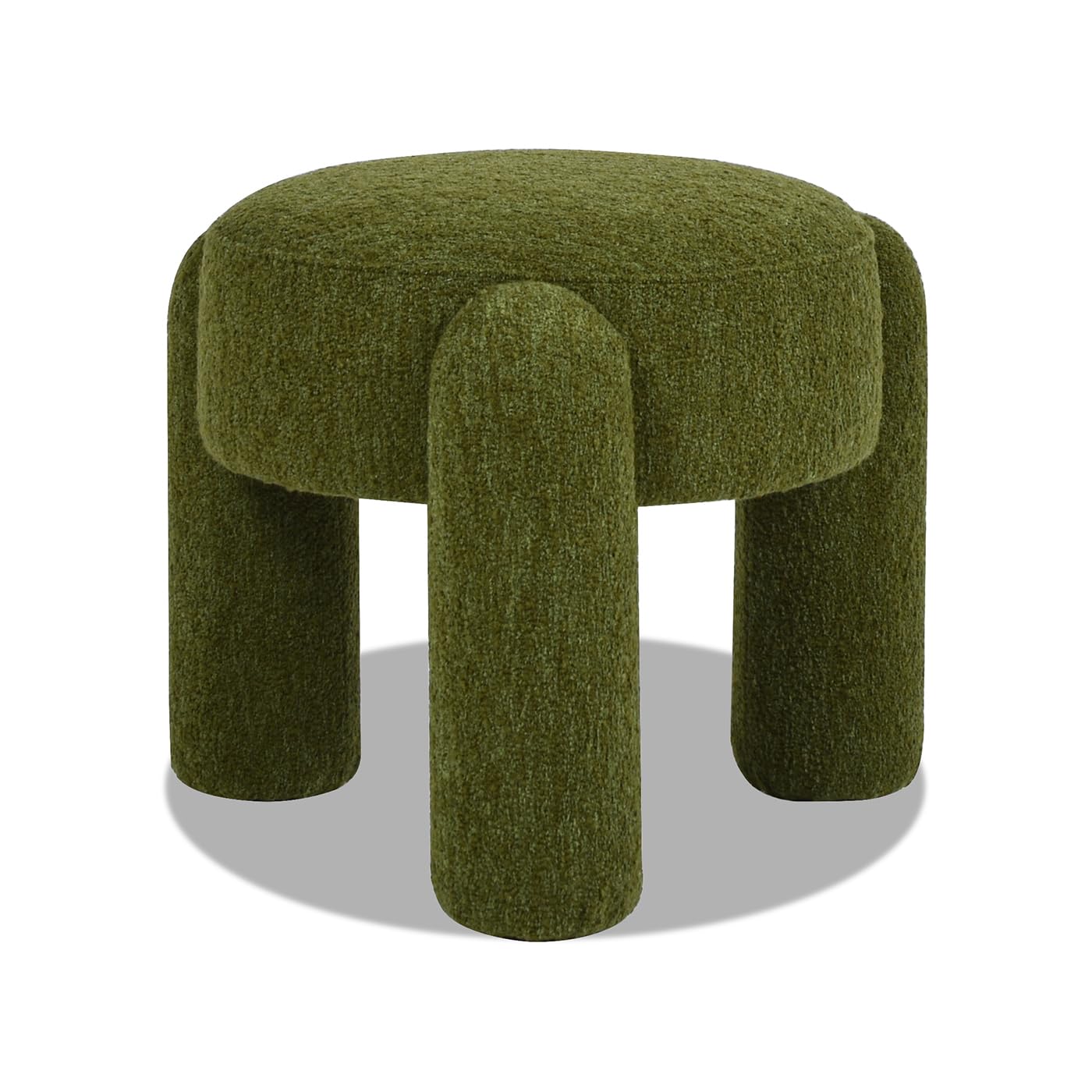 Hugo 20.5" Round Upholstered Ottoman
