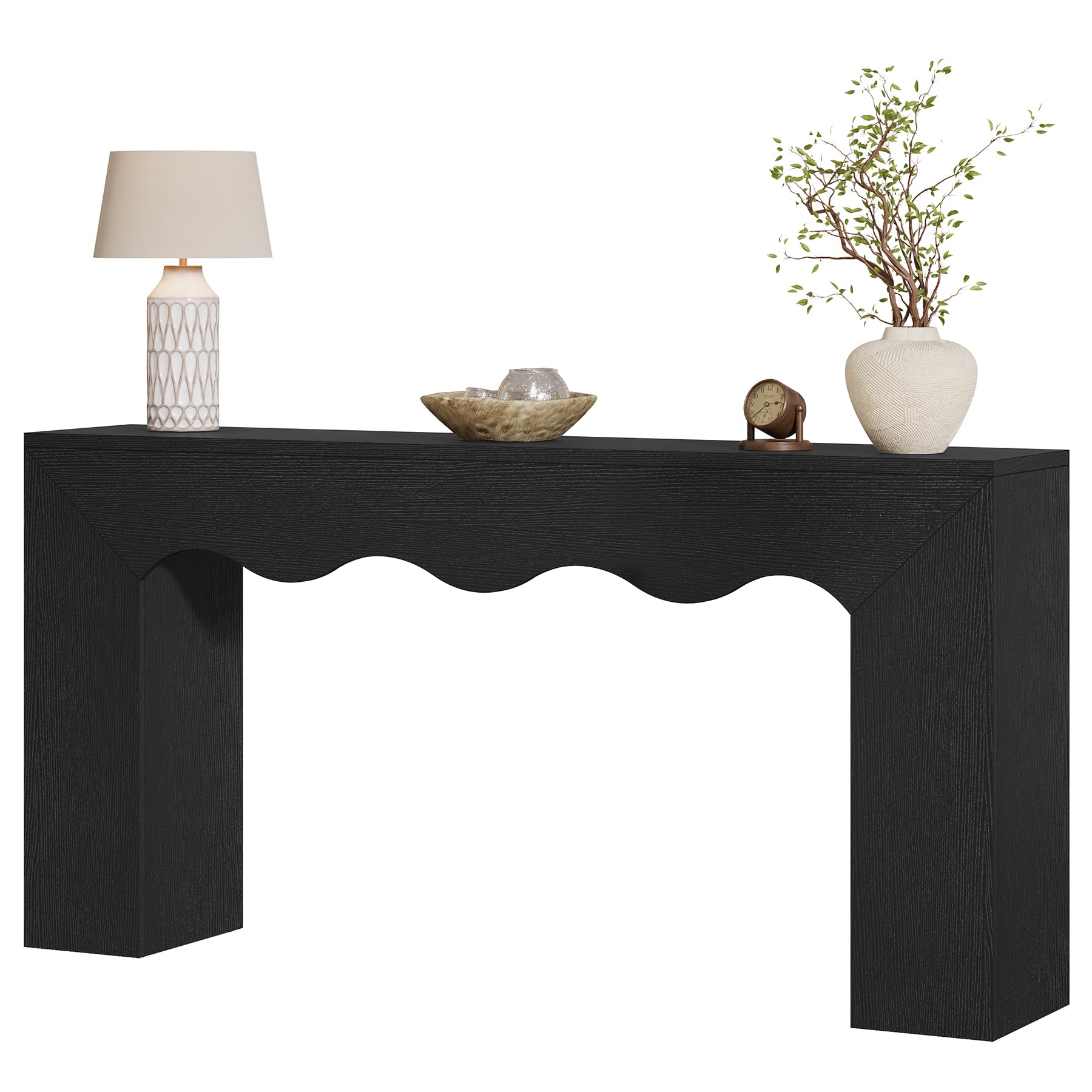 63" Farmhouse Console Table with Storage