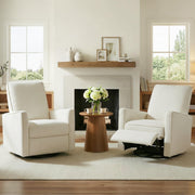 Swivel Rocker Recliner Chair with Manual Glider
