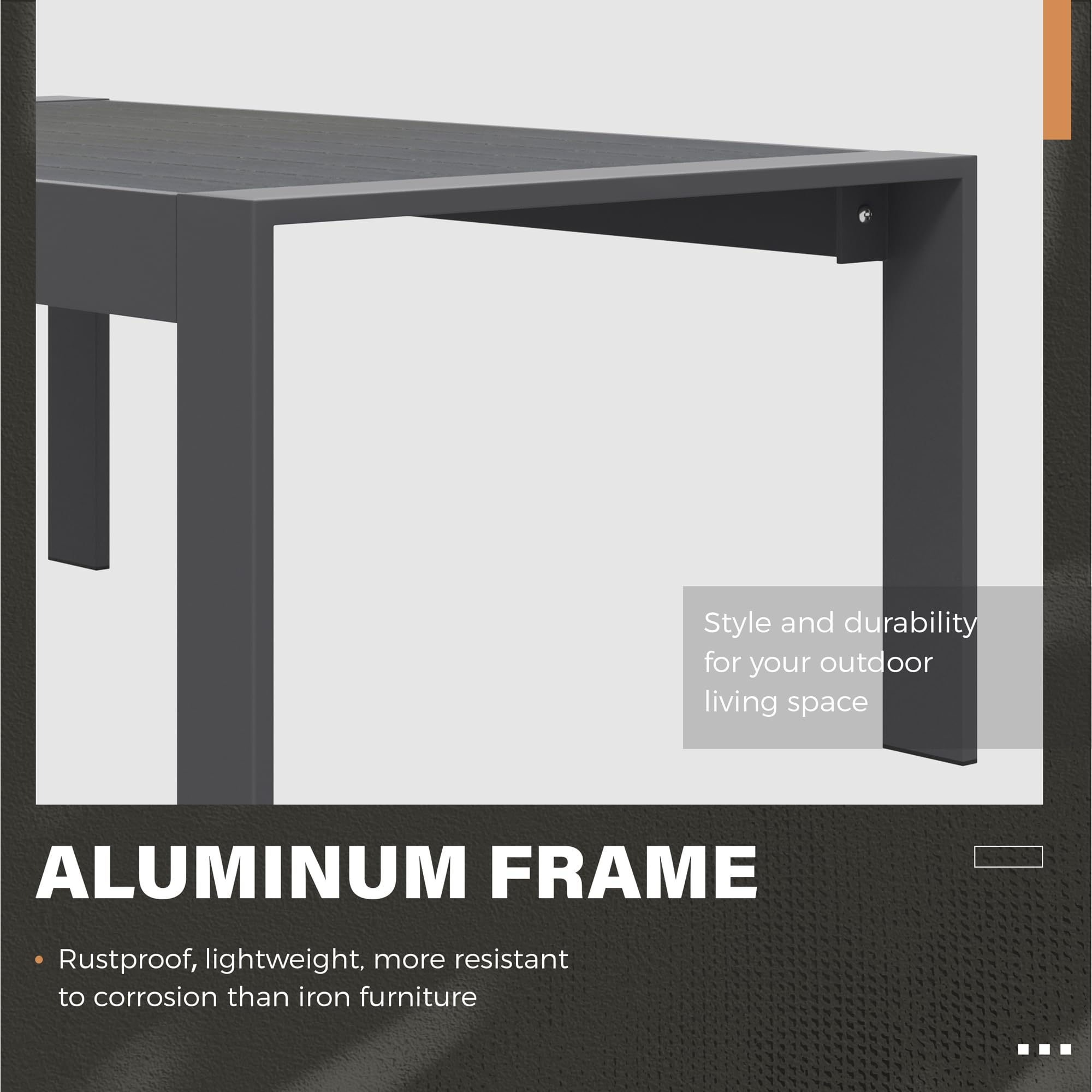 Aluminum Outdoor Coffee Table