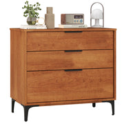 3-Drawer Mid-Century Modern Dresser with Anti-Tip Kit
