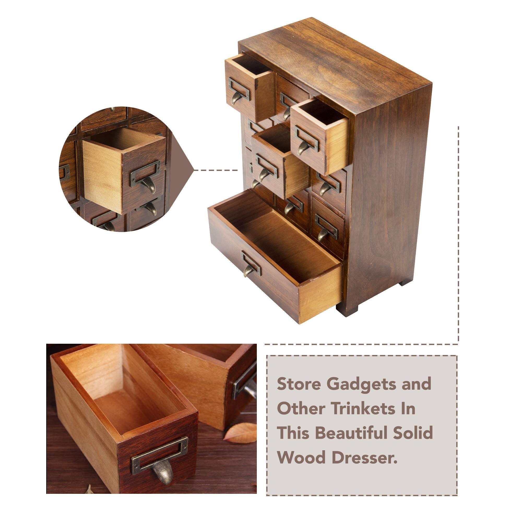 10-Drawer Desktop Organizer Cabinet