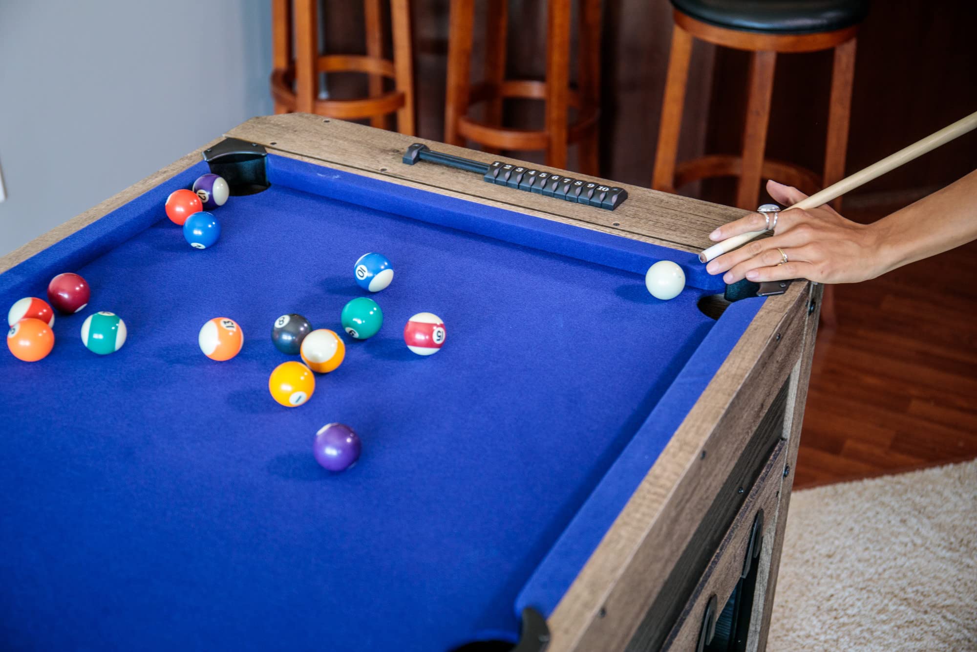 56" 4-in-1 Swivel Multi-Game Table