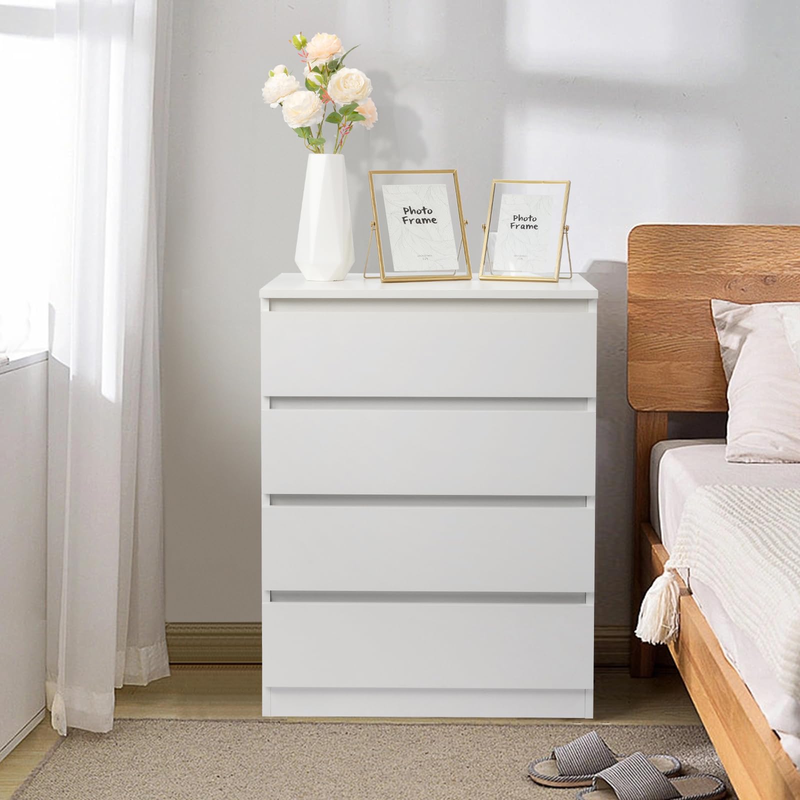 4-Drawer Dresser with Anti-Tipping Device