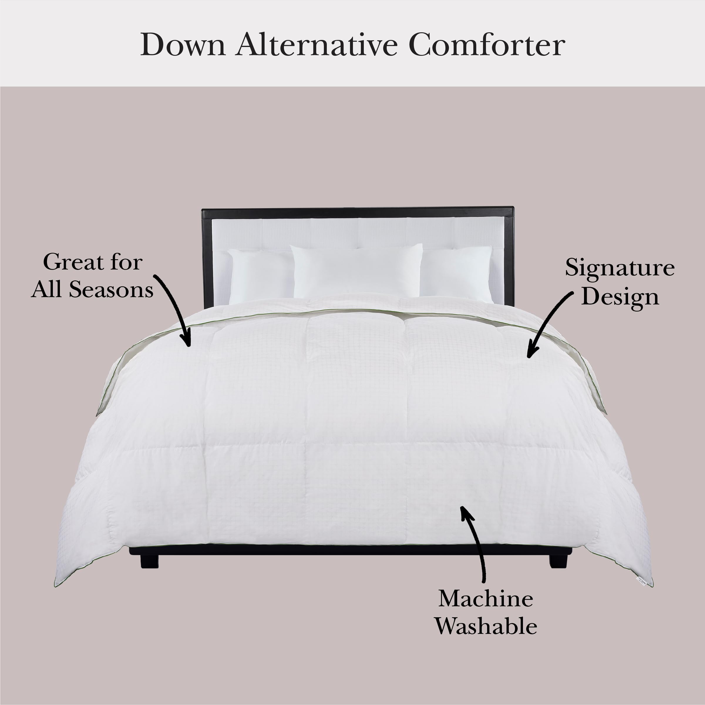 Noel Full/Queen Comforter - Jacquard Dot Design