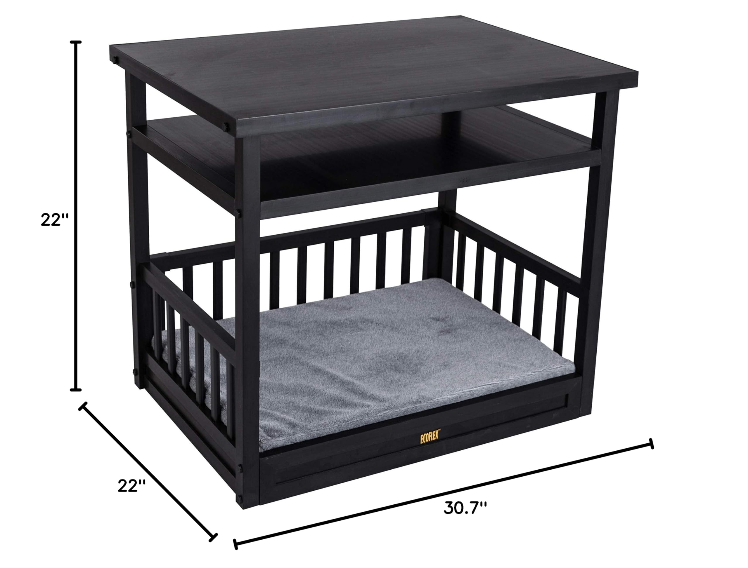 ECOFLEX Nightstand Dog Bed with Moisture Resistant Frame