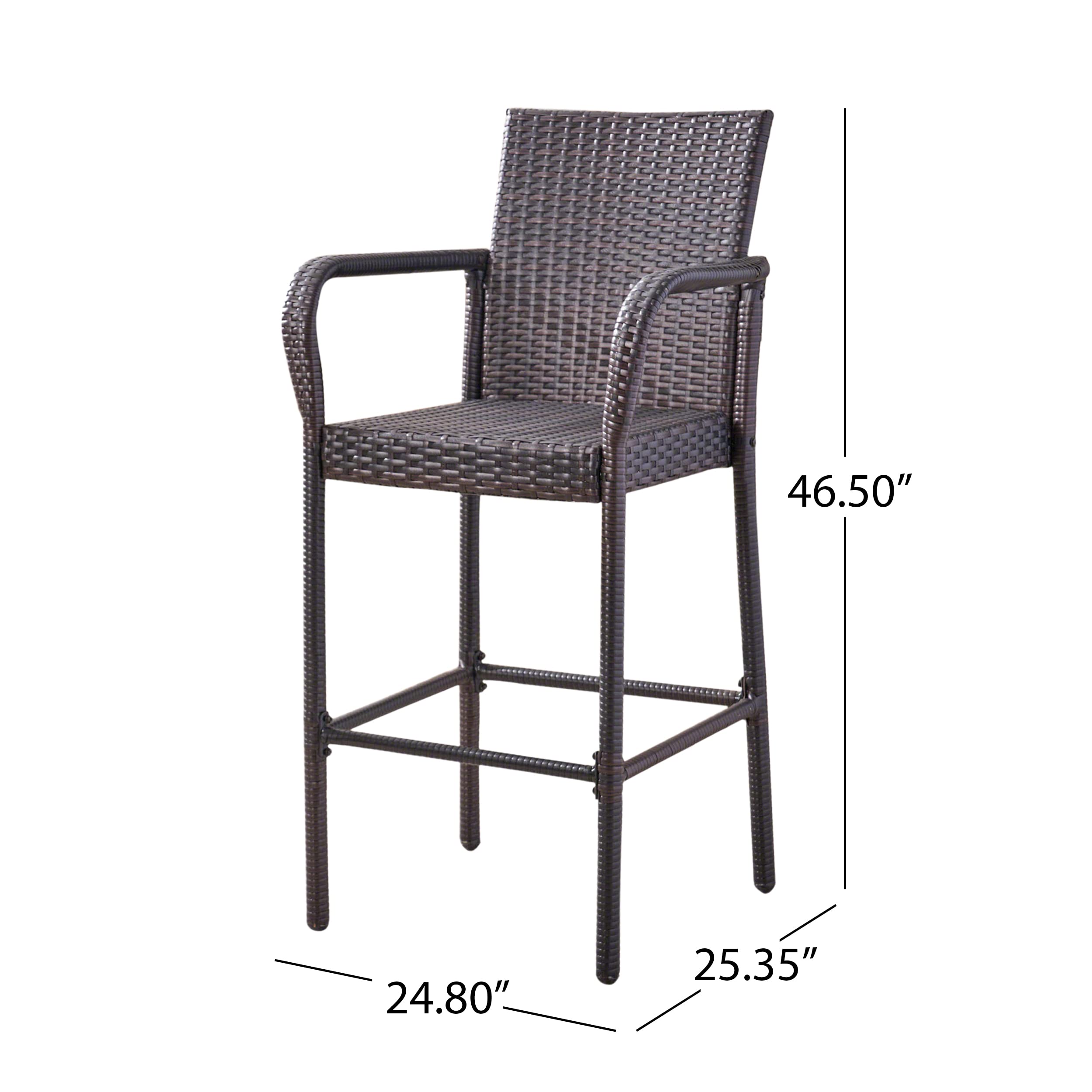 Stewart Outdoor Bar Stool Set of 2