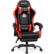High Back Ergonomic Gaming Chair with Footrest