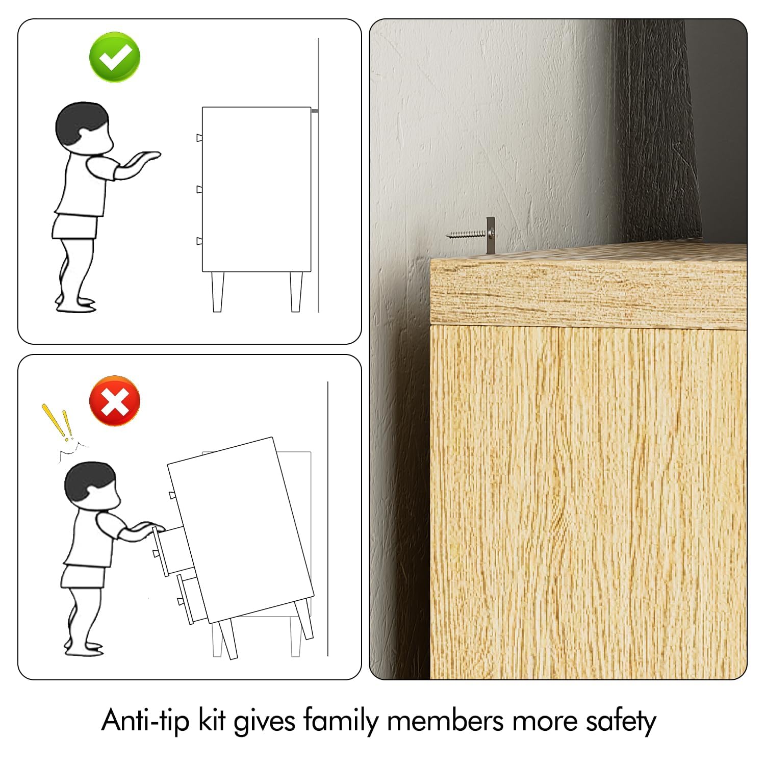 Rattan 6 Drawer Dresser with Gold Handles