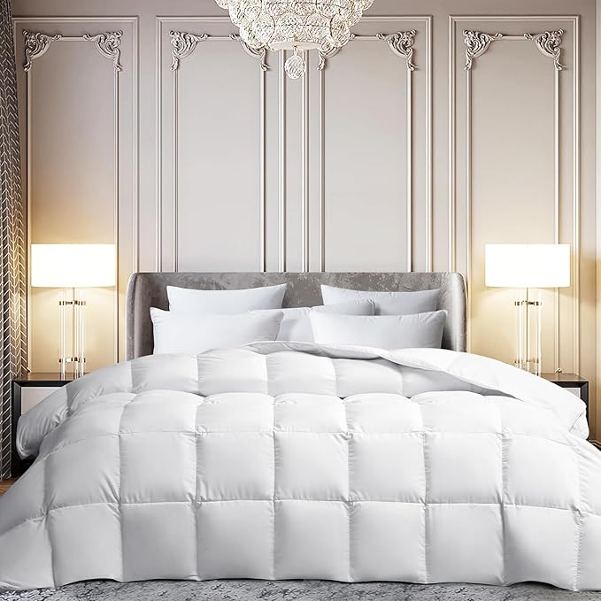 White Goose Feather Down Comforter King Size