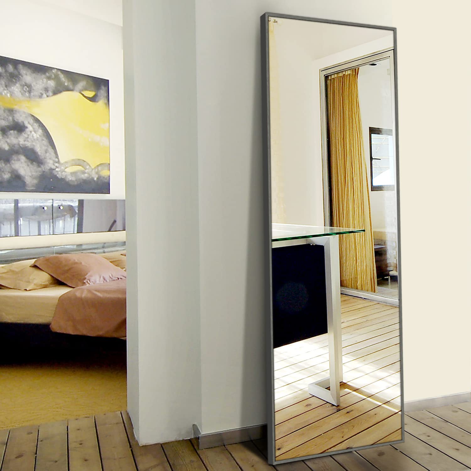 65" Full Length Floor Mirror with Stand