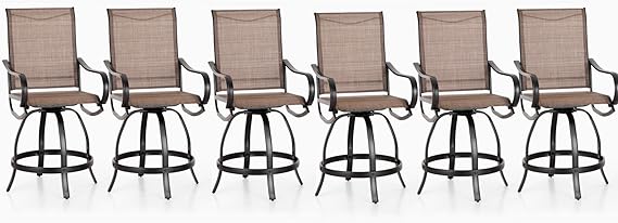 Outdoor Counter Height Bar Stools Set of 4