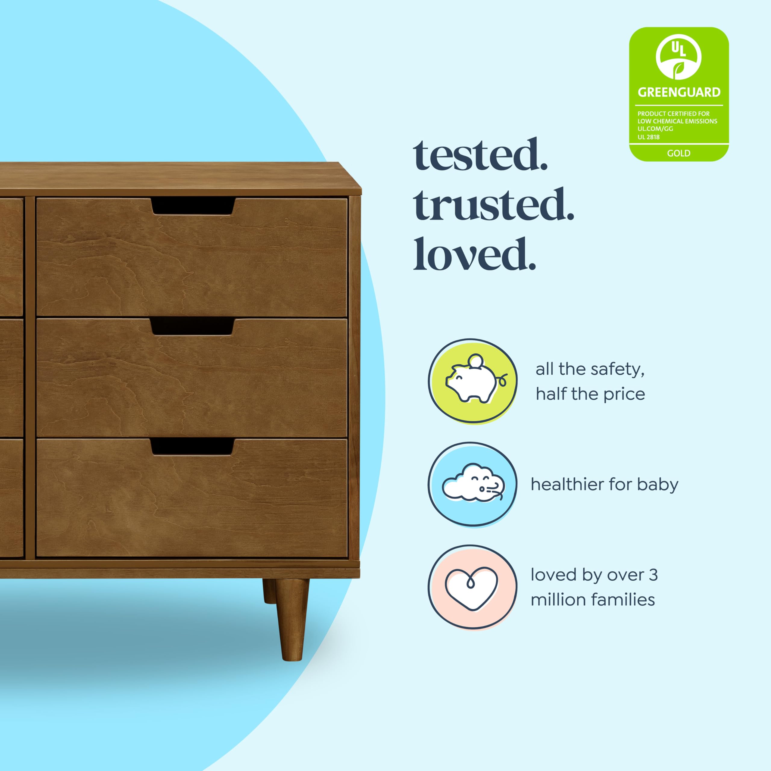 Marley 6-Drawer Dresser - Walnut