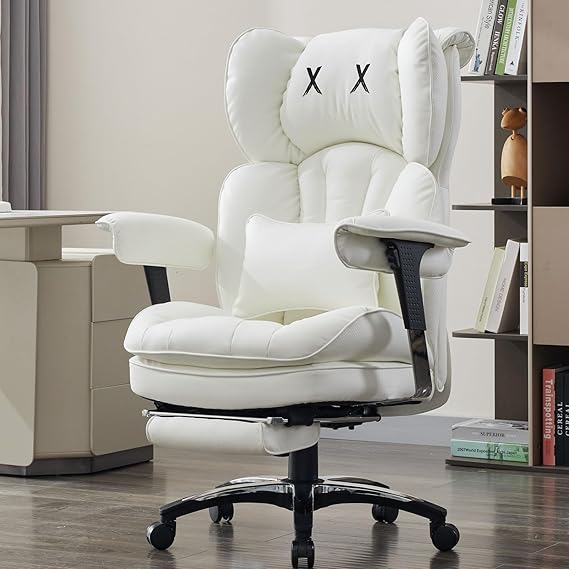 Big and Tall Office Chair with Footrest