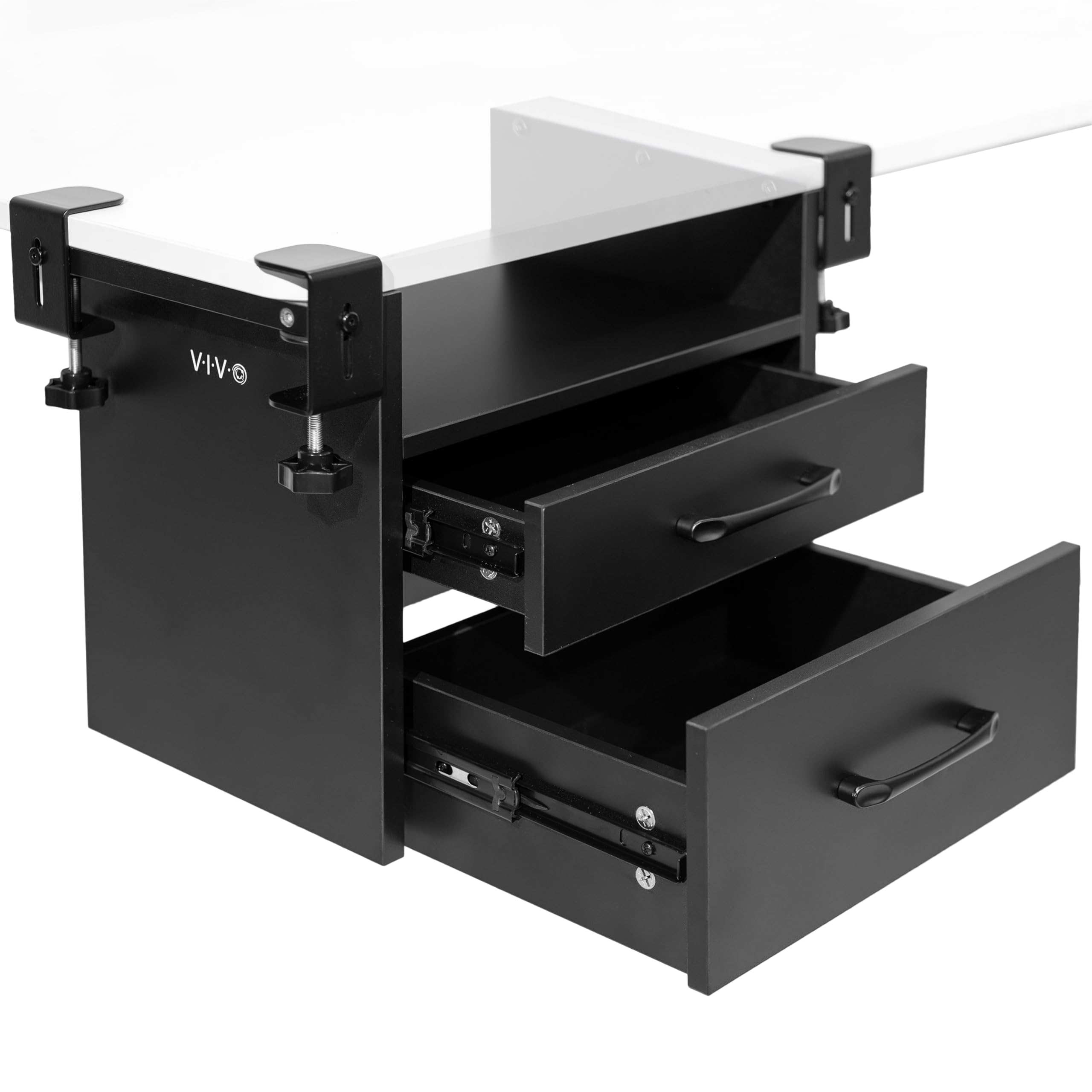 Corner Clamp-On Under Desk Drawer Organizer