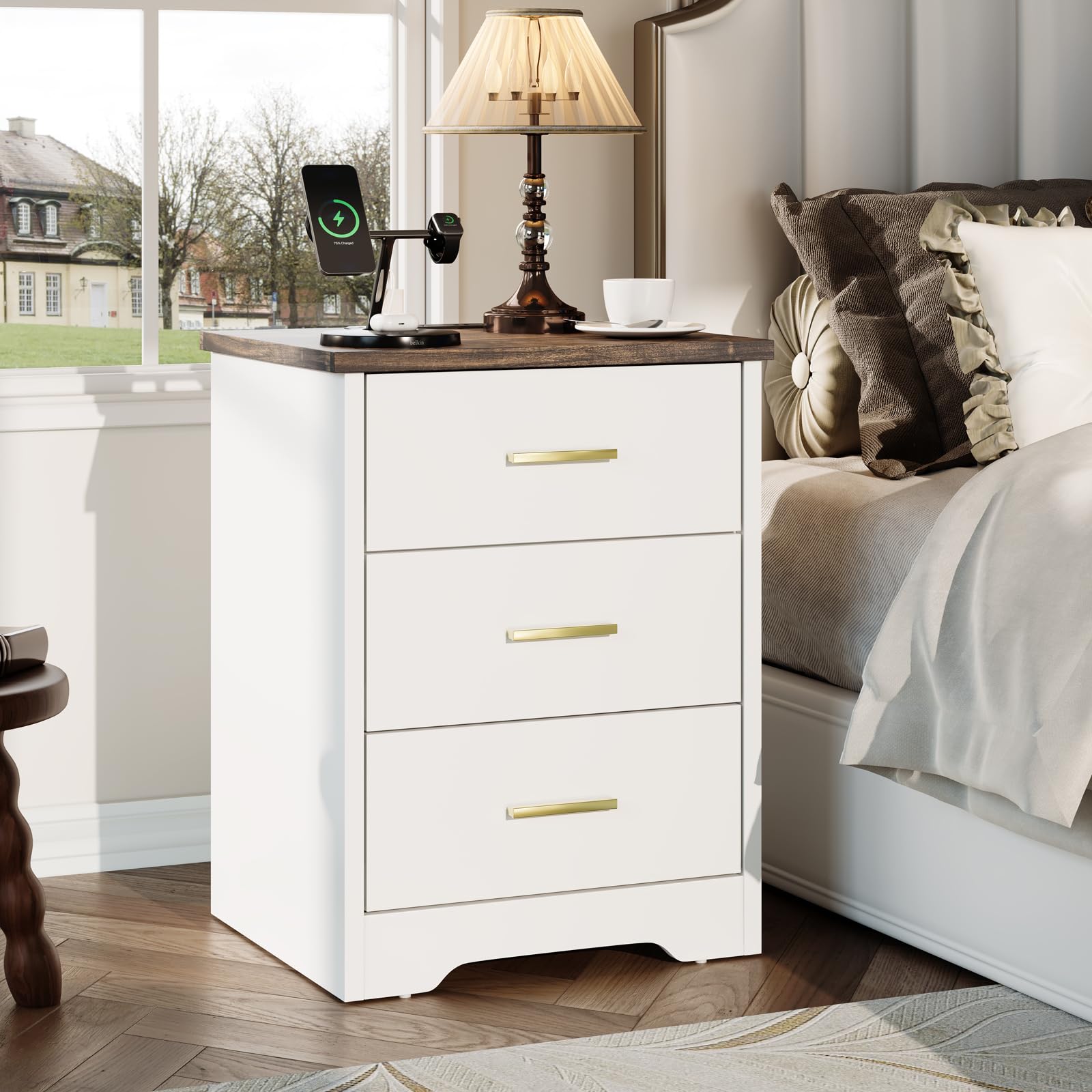 3 Drawer Dresser with Charging Station