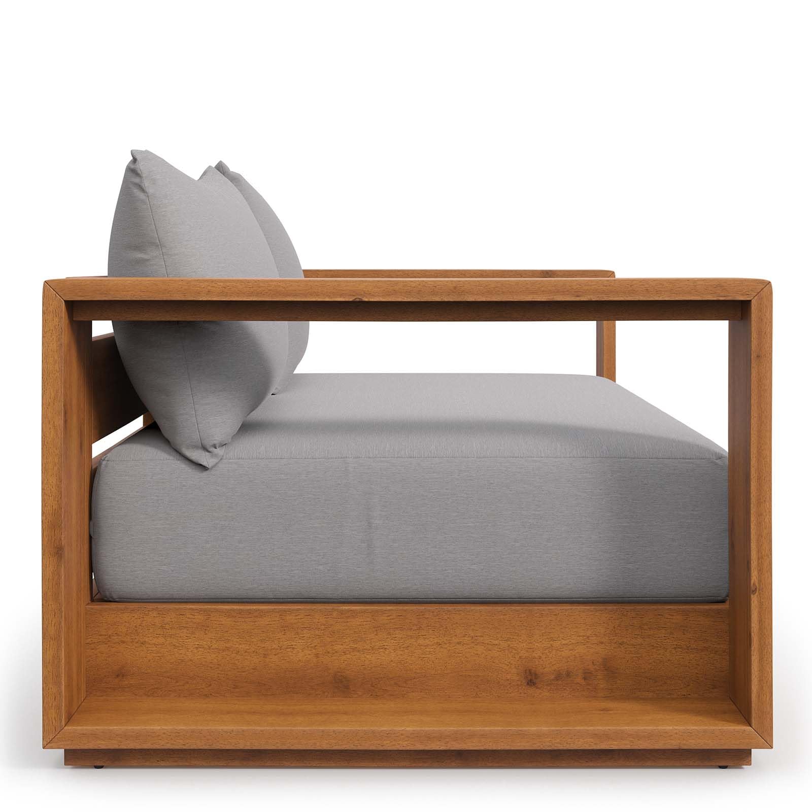 Tahoe Acacia Wood Outdoor Patio Loveseat