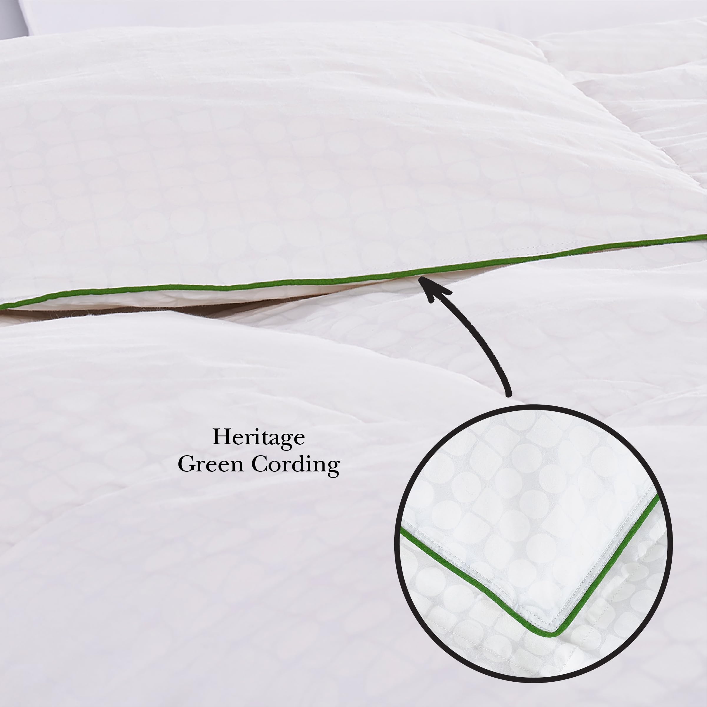 Noel Full/Queen Comforter - Jacquard Dot Design