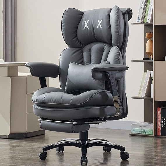 Big and Tall Office Chair with Footrest