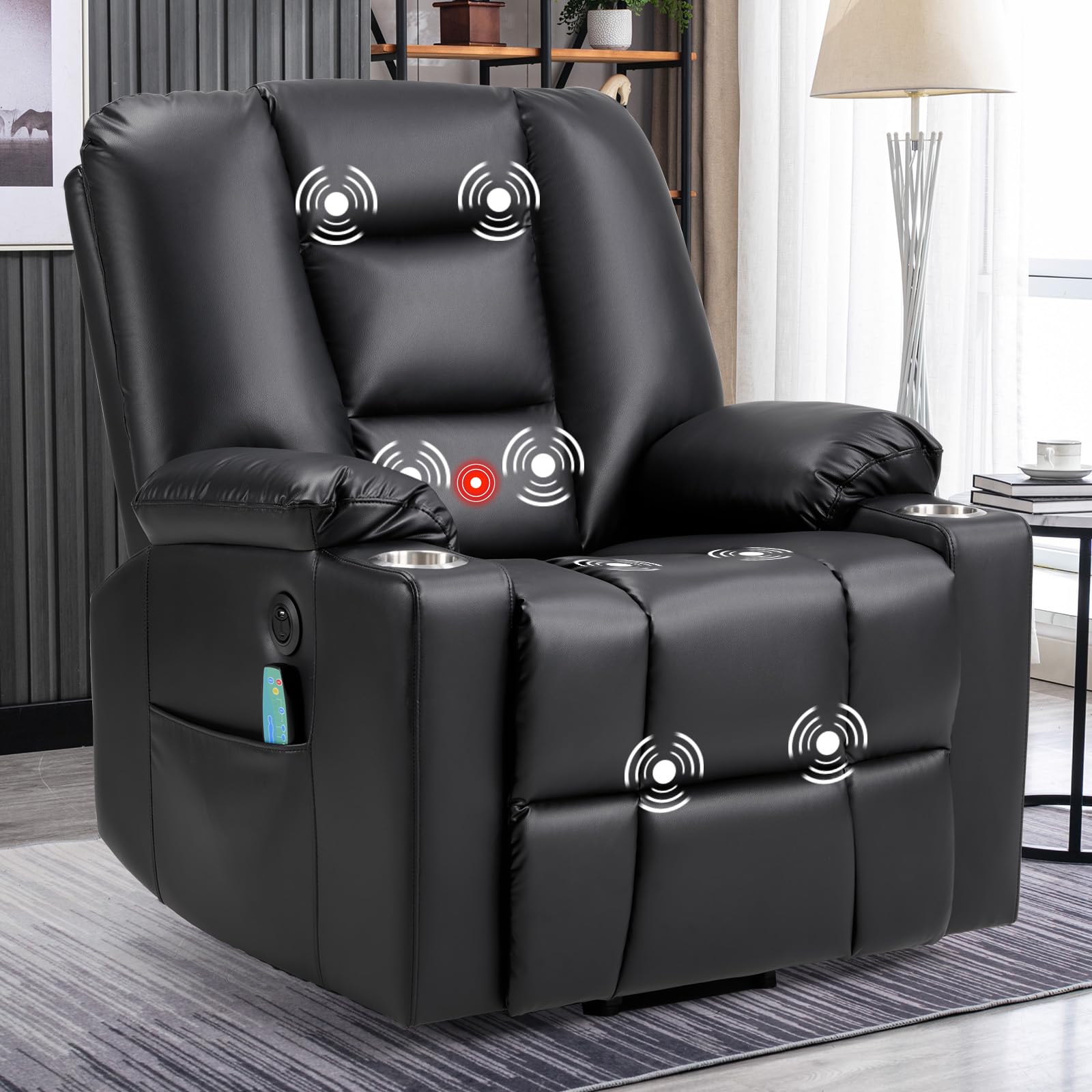 Power Lift Recliner Chair with Heat and Massage