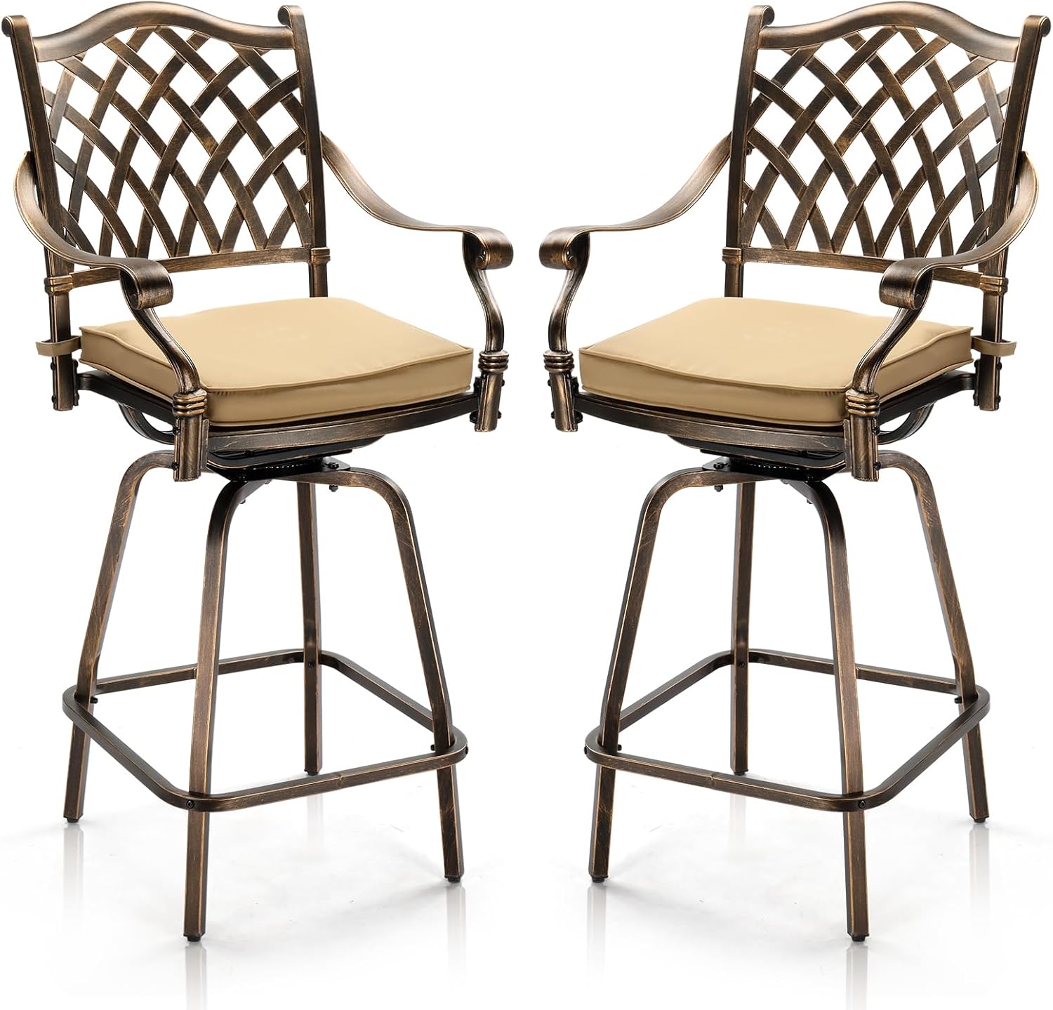 Outdoor Bar Stools Set of 2