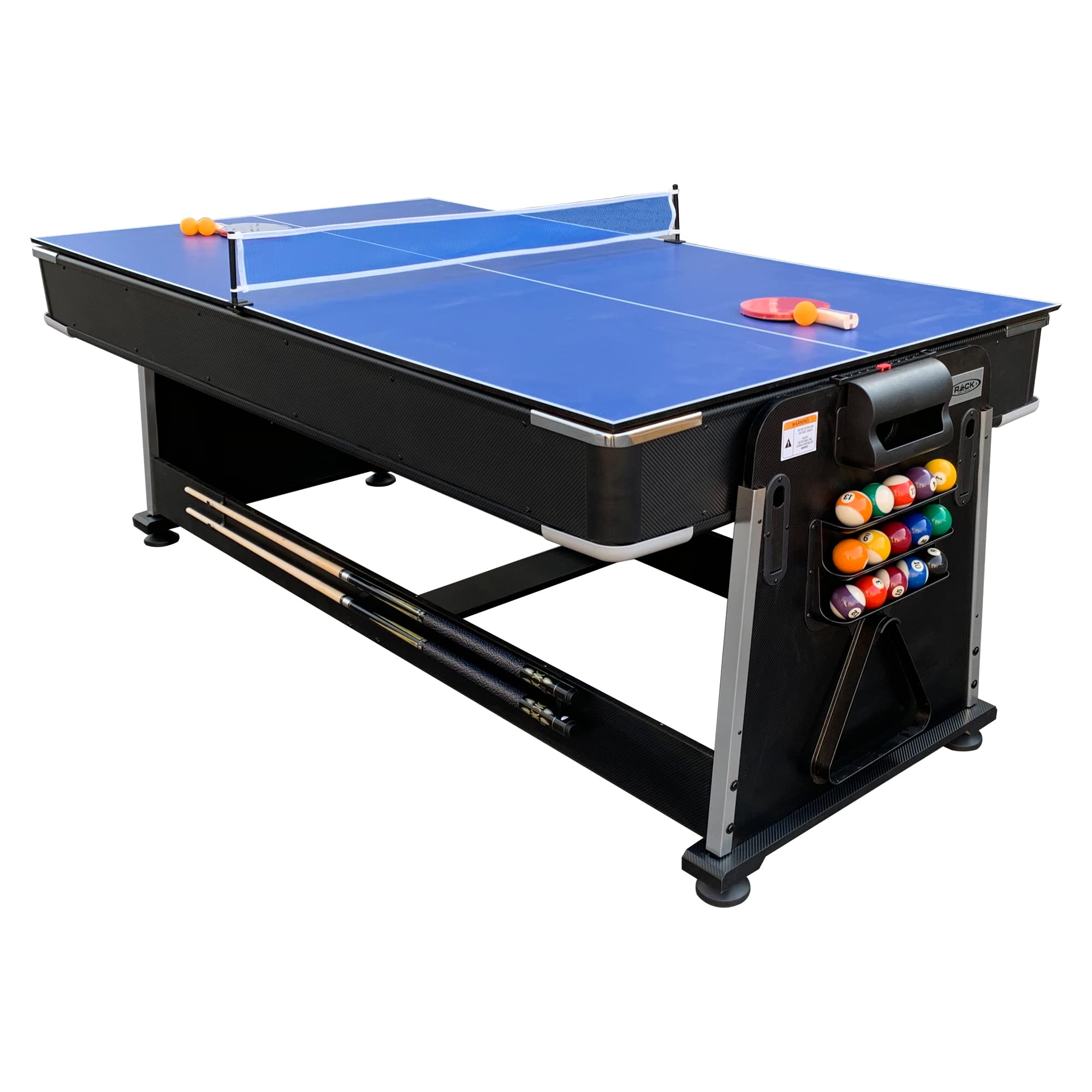 7-Foot 3-in-1 Multi-Game Swivel Table