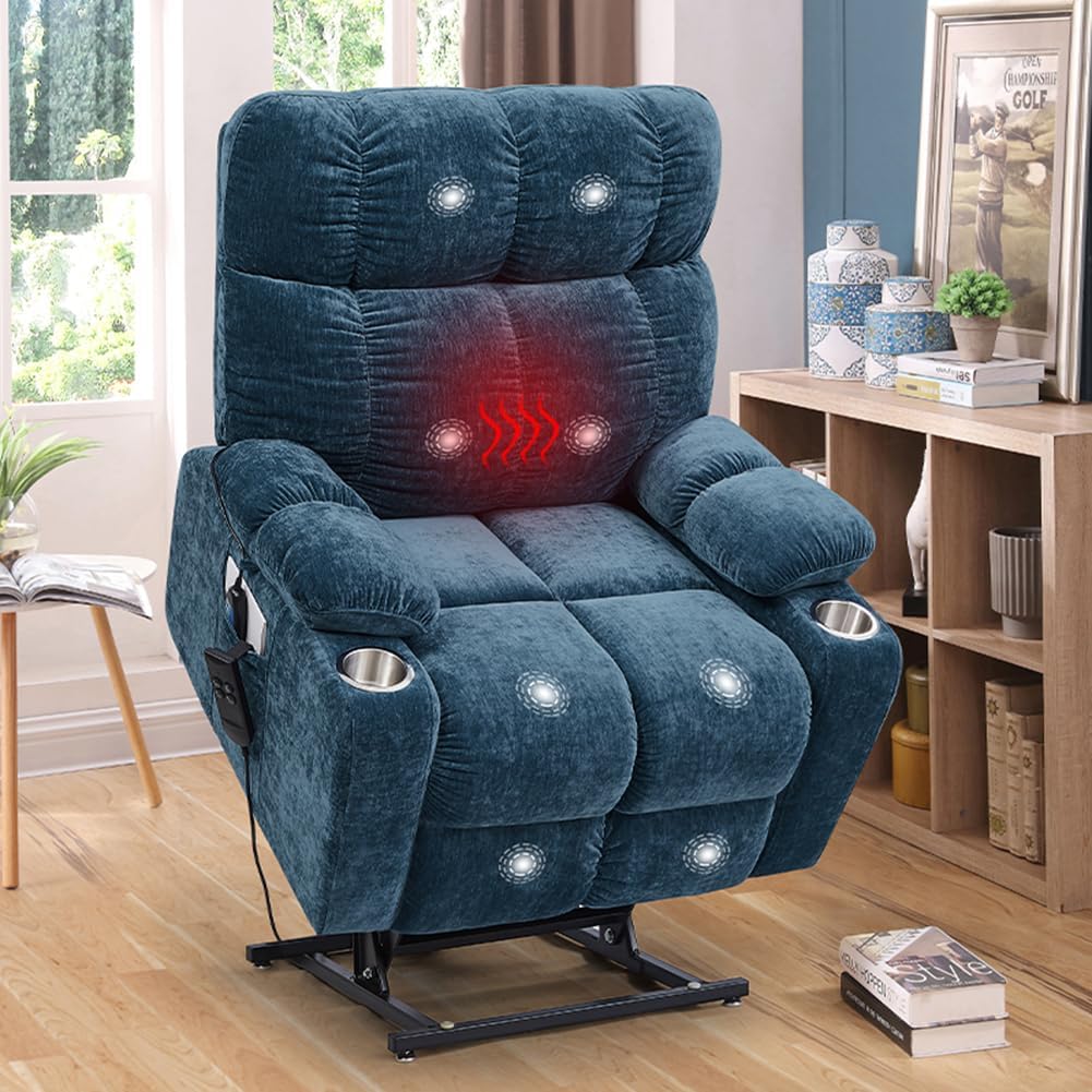 Power Lift Recliner Chair with Massage and Heating