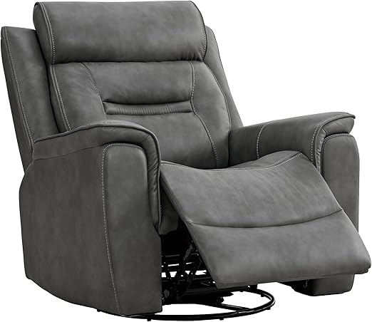 Swivel Recliner Chair with Adjustable Backrest