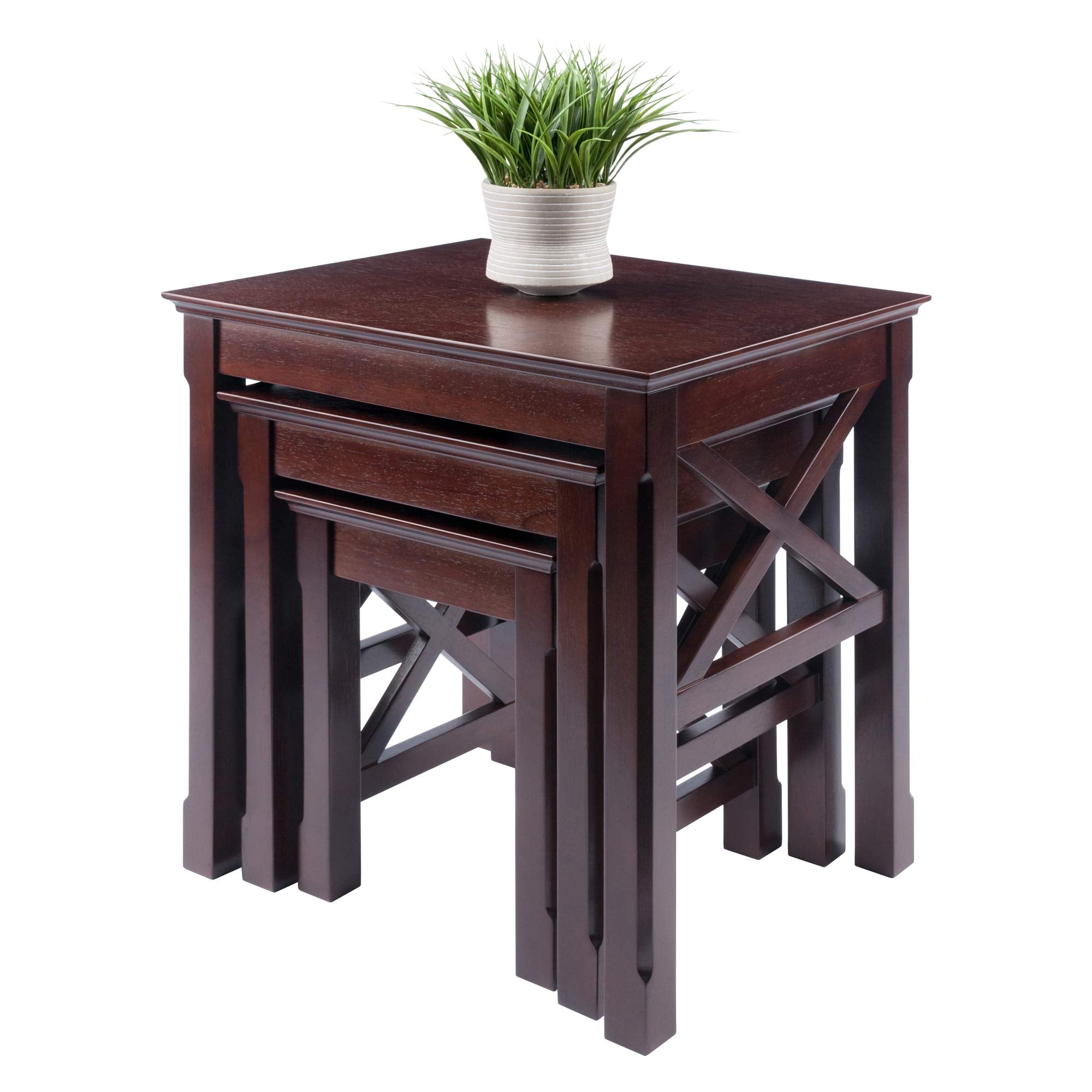 Cappuccino Nesting Tables Set
