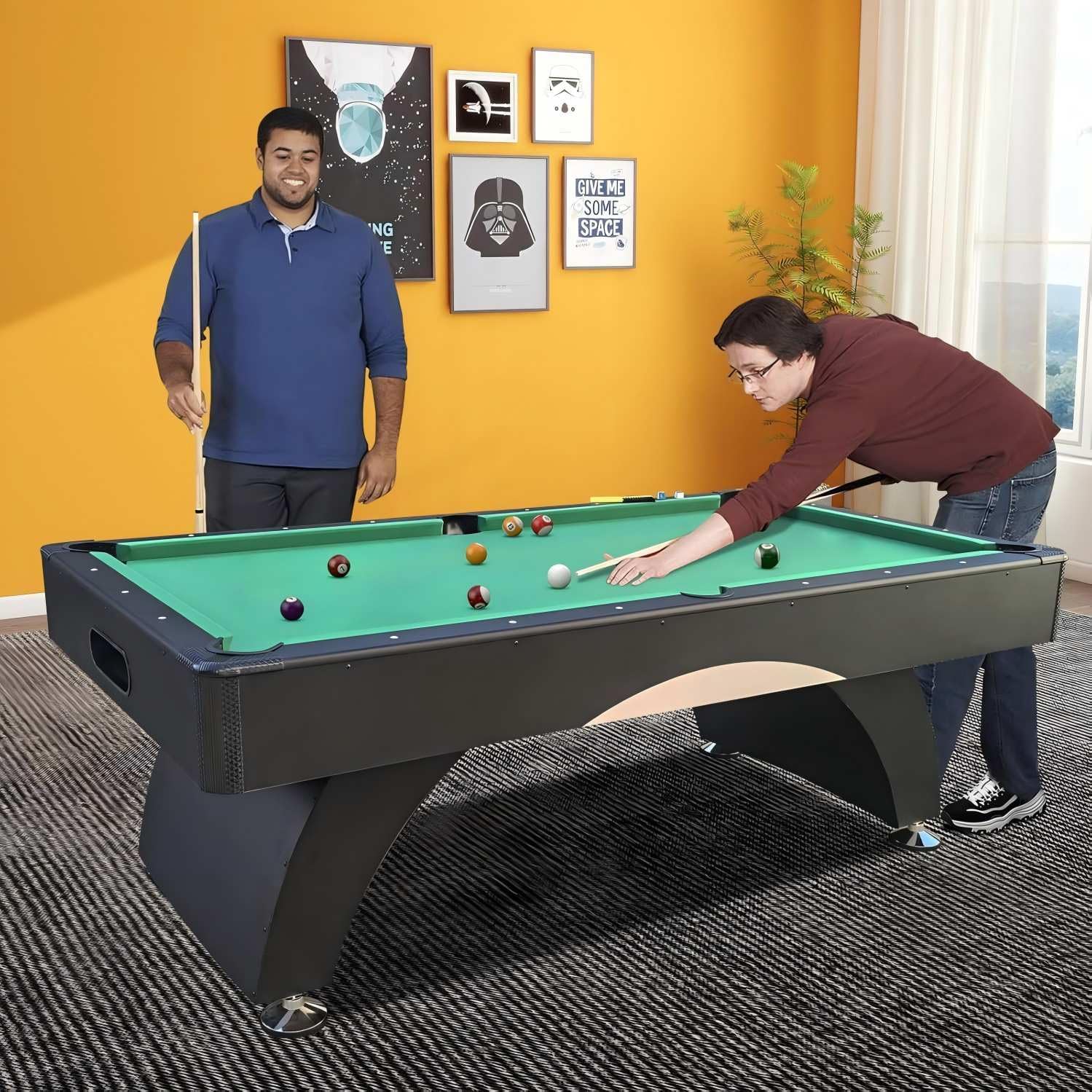 7FT Pool Table with Automatic Ball Return