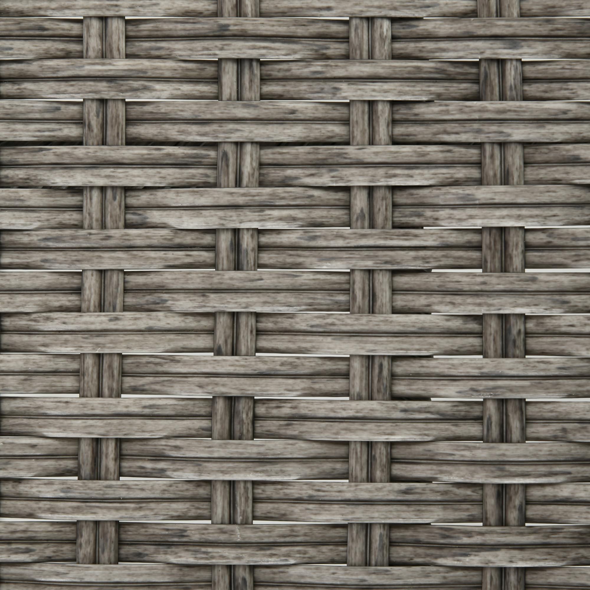 5 Piece Wicker Outdoor Bar Set with Glass Top