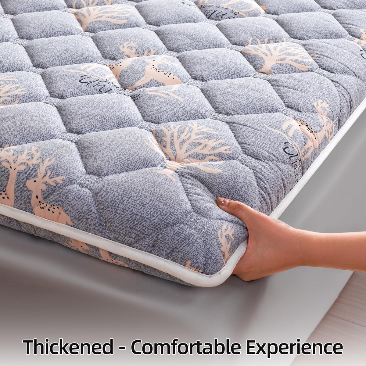 Premium Foam Queen Mattress Topper 3-Inch 9-Layer