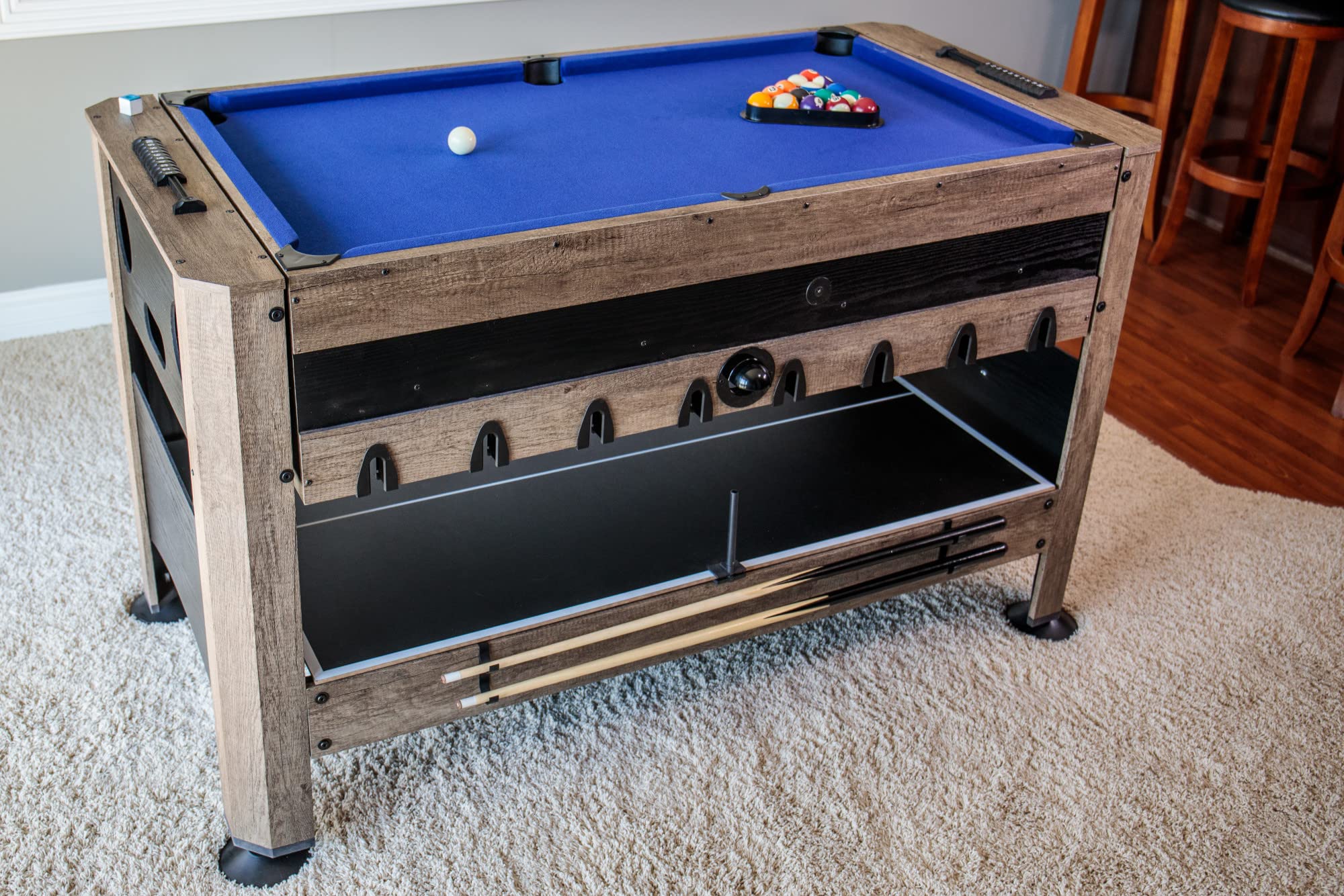 56" 4-in-1 Swivel Multi-Game Table