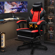 Ergonomic Gaming Chair with Footrest