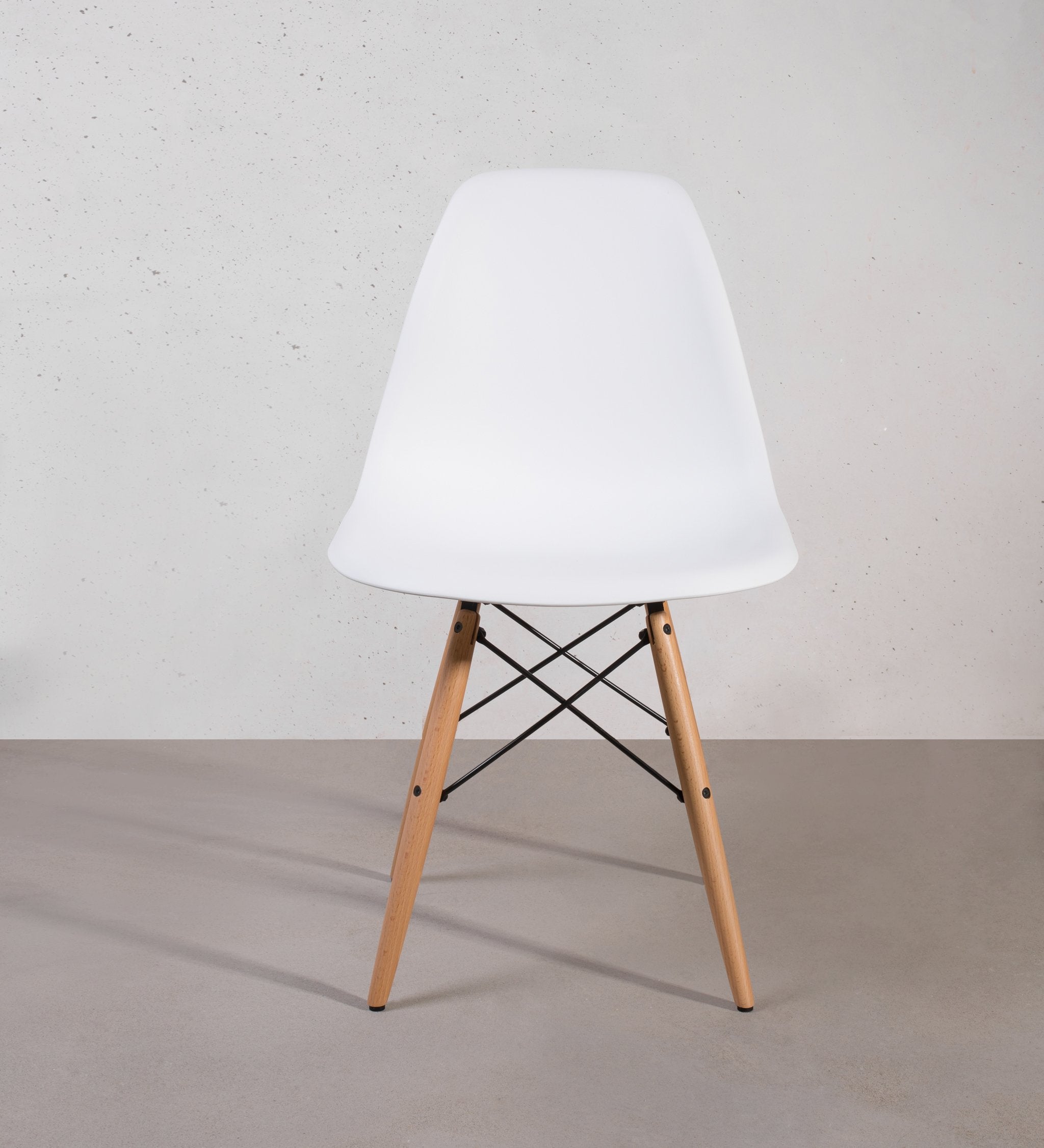 Mid Century Modern Dining Chairs Set of 4 White