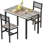 3-Piece Dining Table Set with Chairs