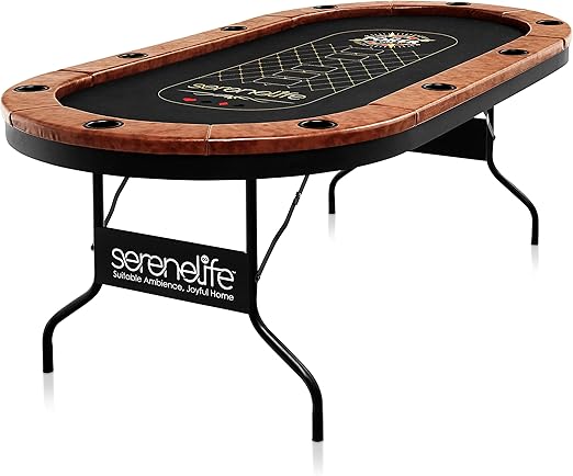7ft Poker Table for 10 Players