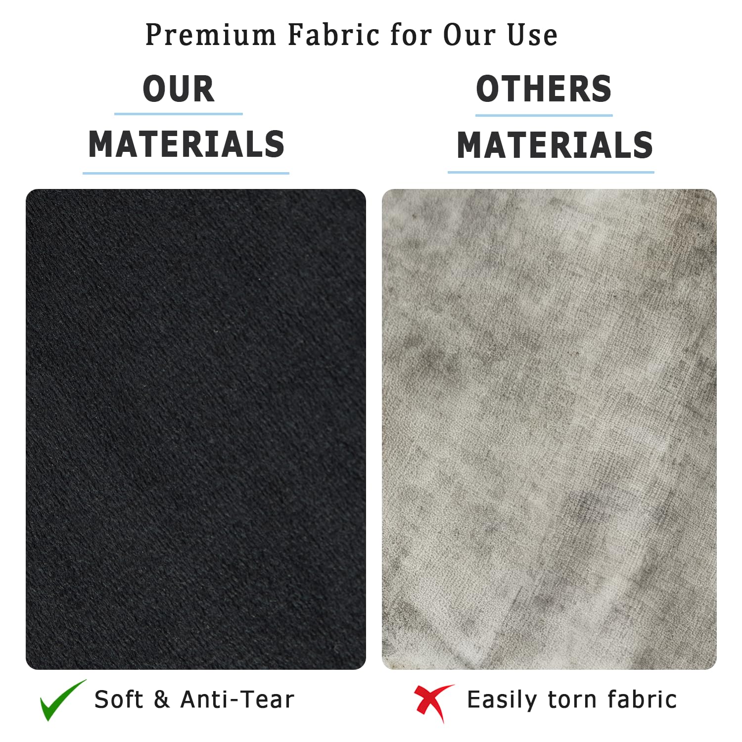 Rattan Dining Chairs Set of 4 with Velvet Cushion