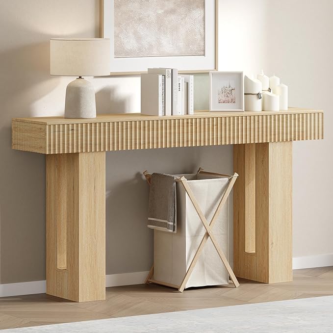 63-Inch Fluted Console Table