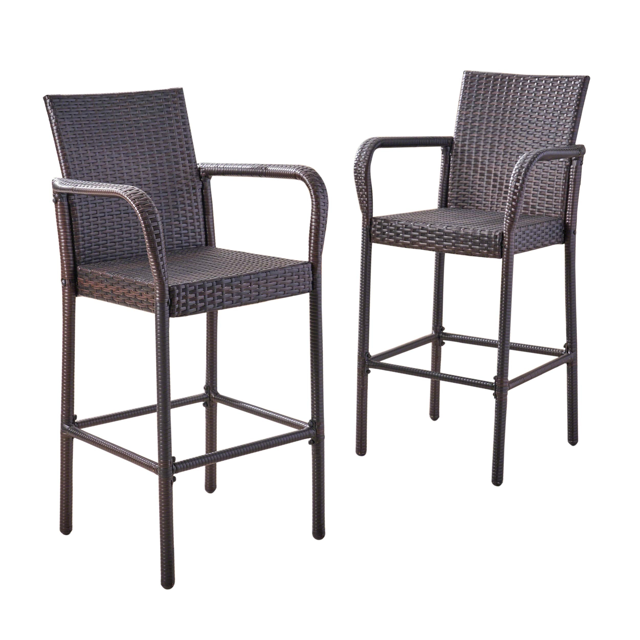 Stewart Outdoor Bar Stool Set of 2