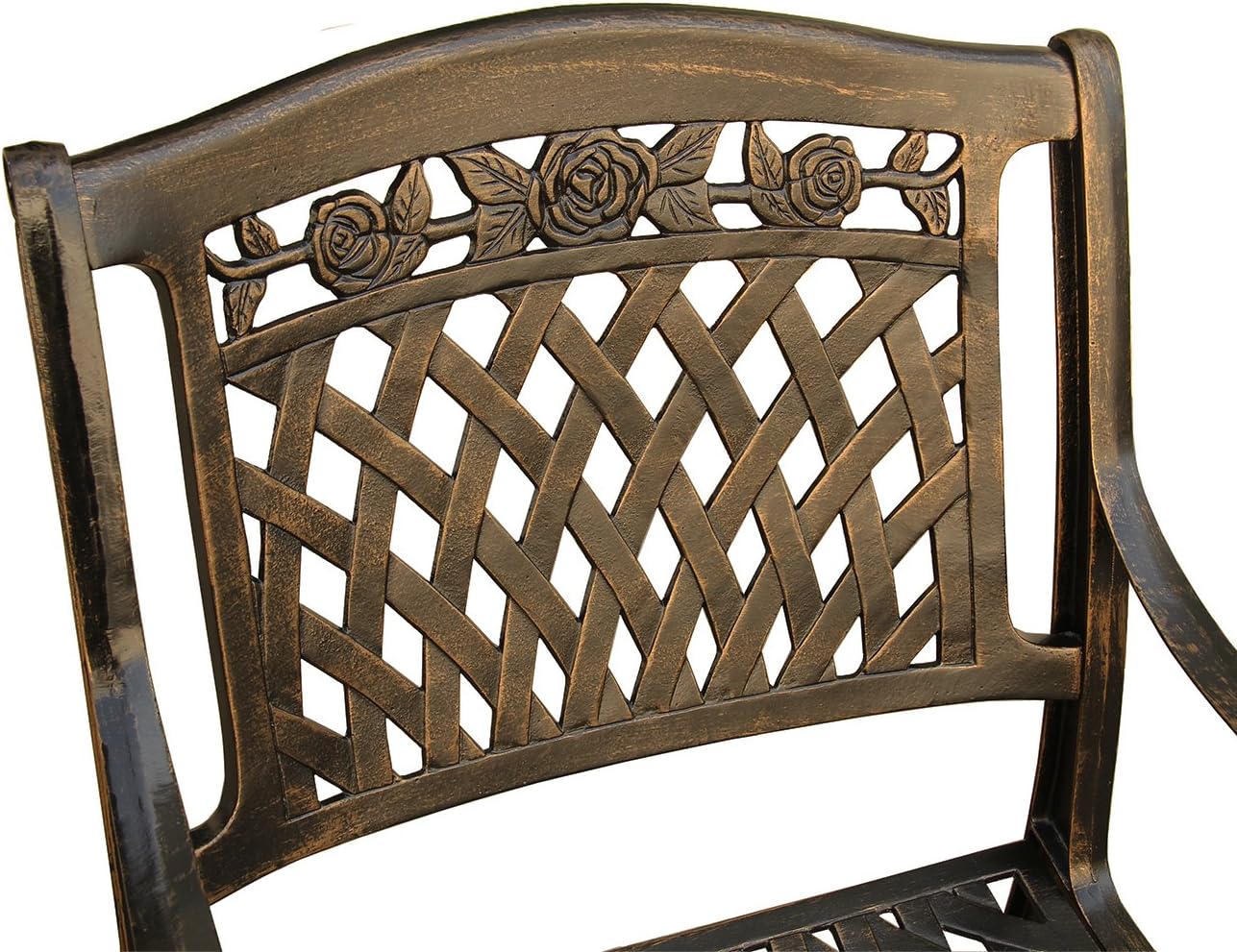 63-Inch Hexagon Outdoor Dining Set with Lazy Susan and 6 Chairs