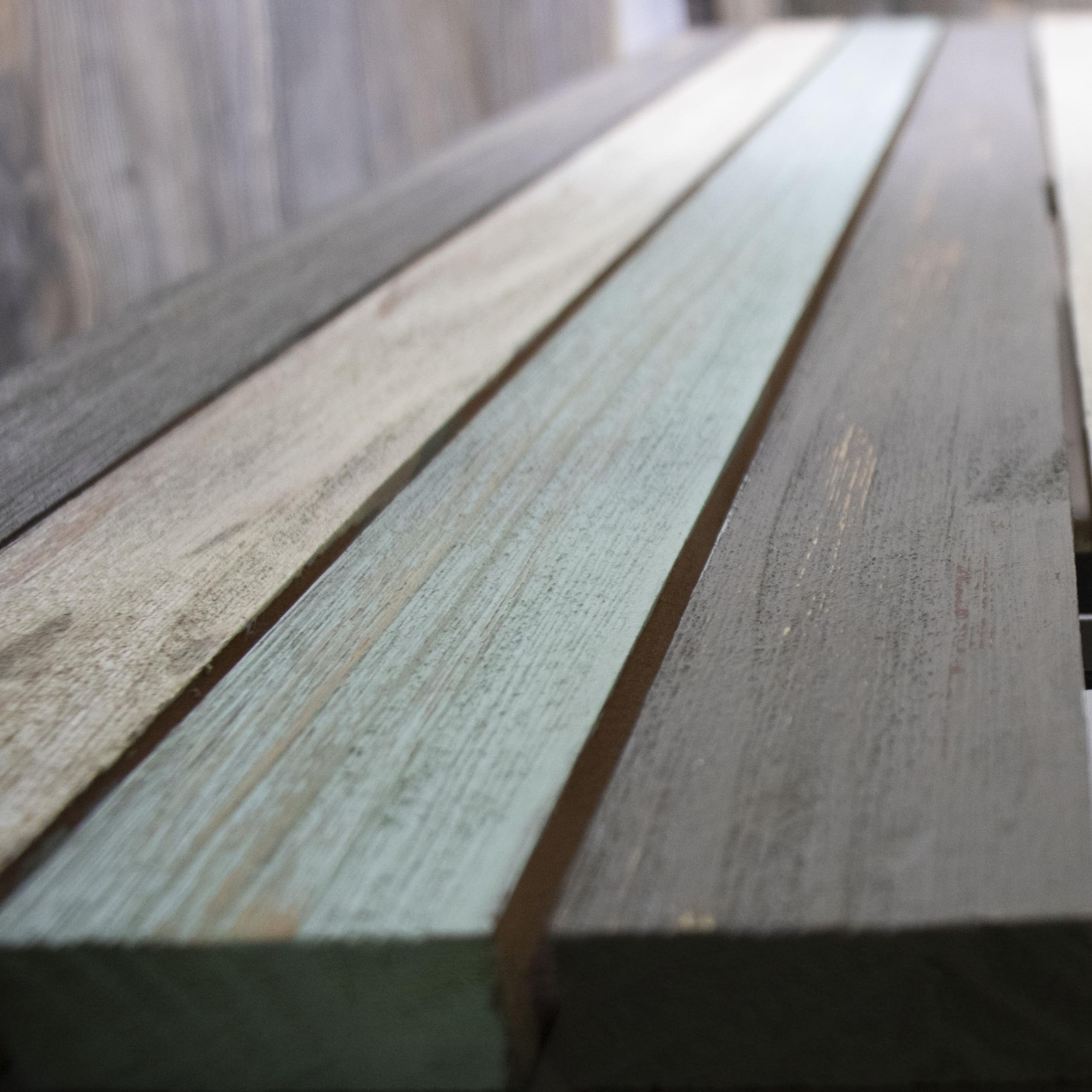 Rustic Outdoor Garden Bench with Wood Slats