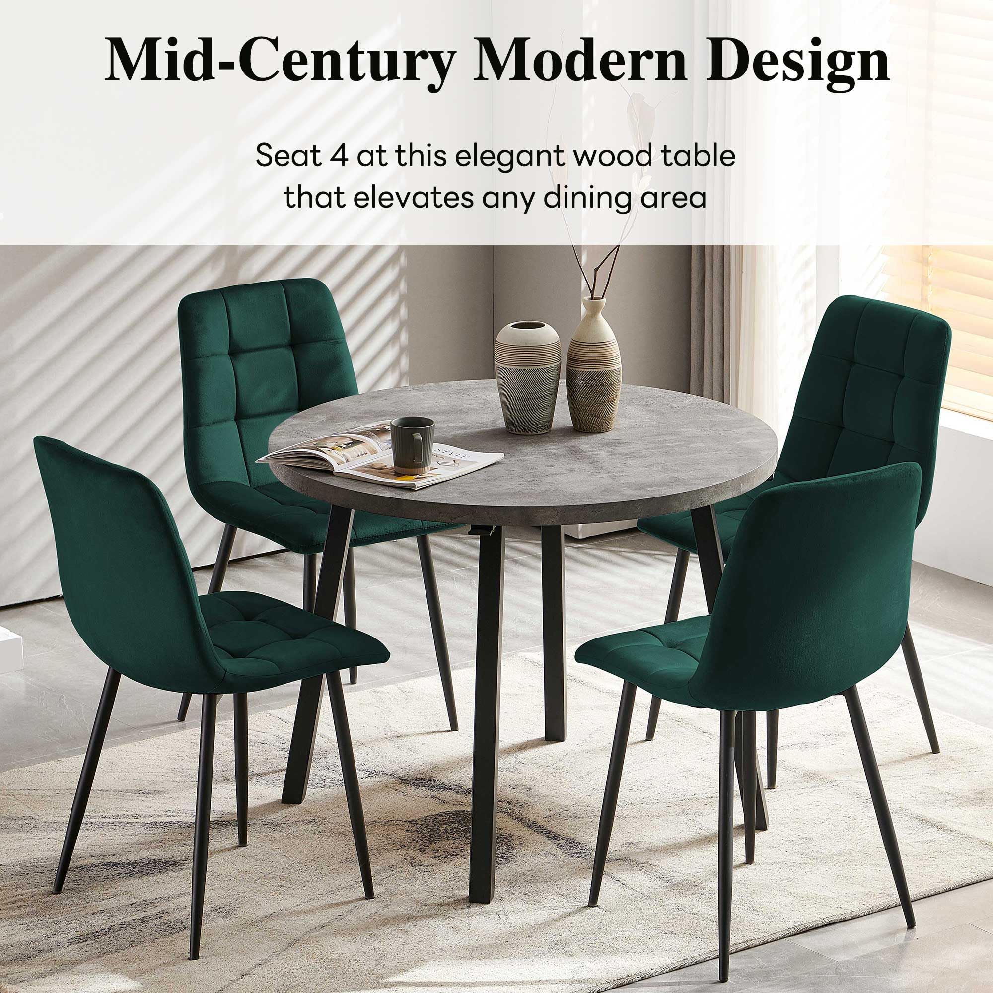 5-Piece Dining Set with 4 Chairs