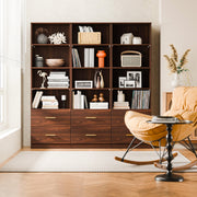 Tall Bookcase with Drawers